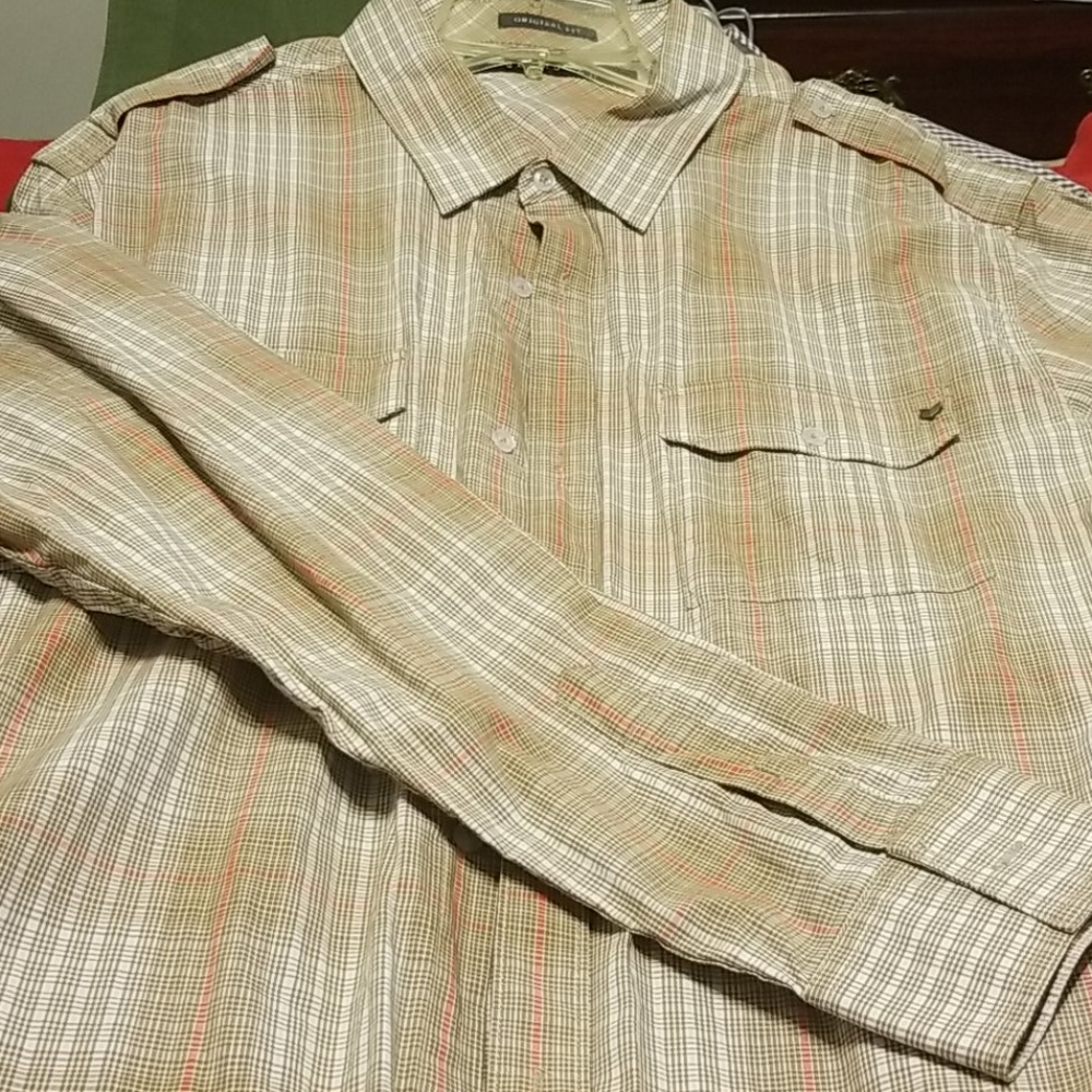 Men's Sean John Military style shirt. Size 3XL